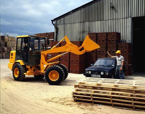 A JCB 406 compact loader