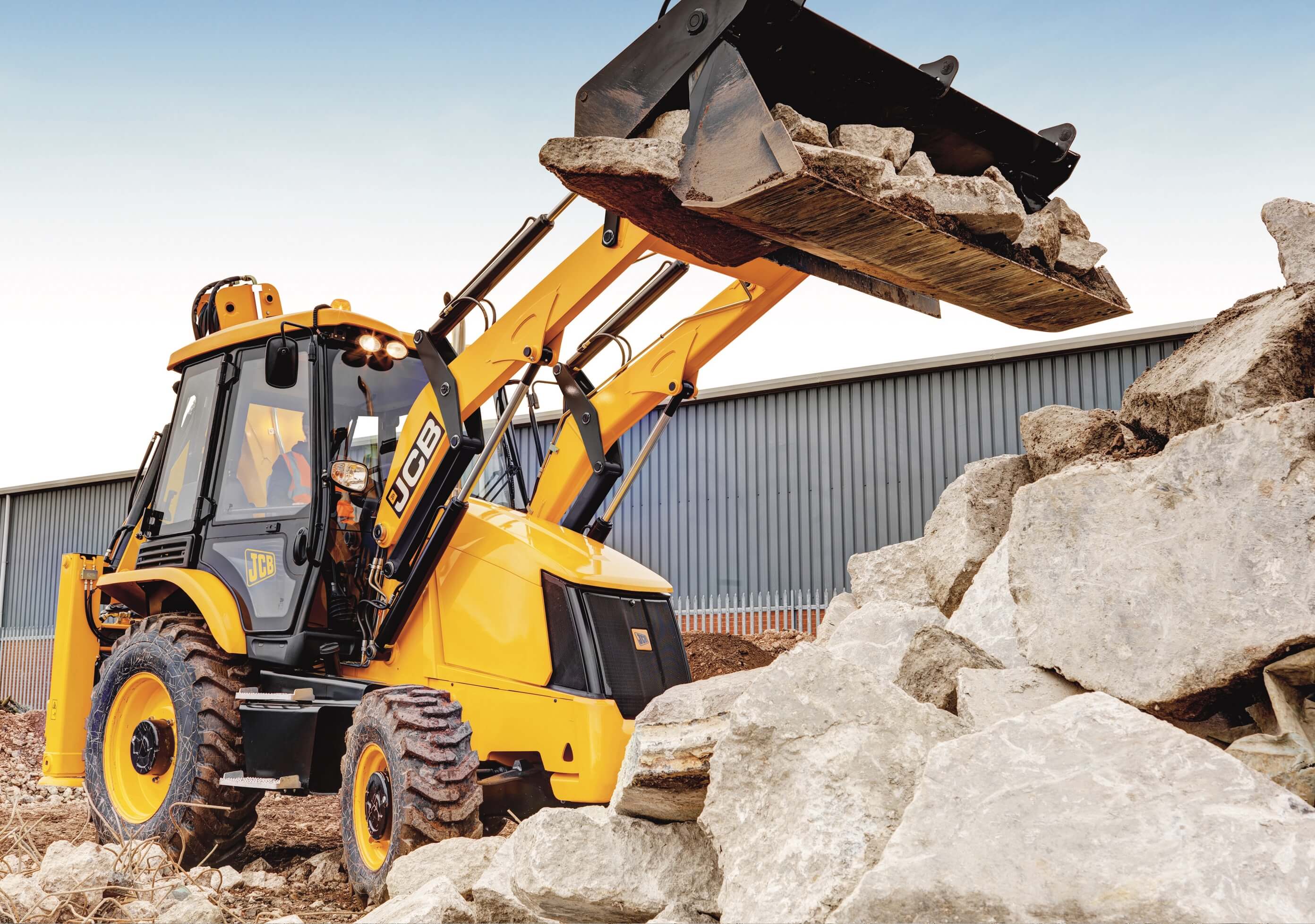 JCB backhoe loader