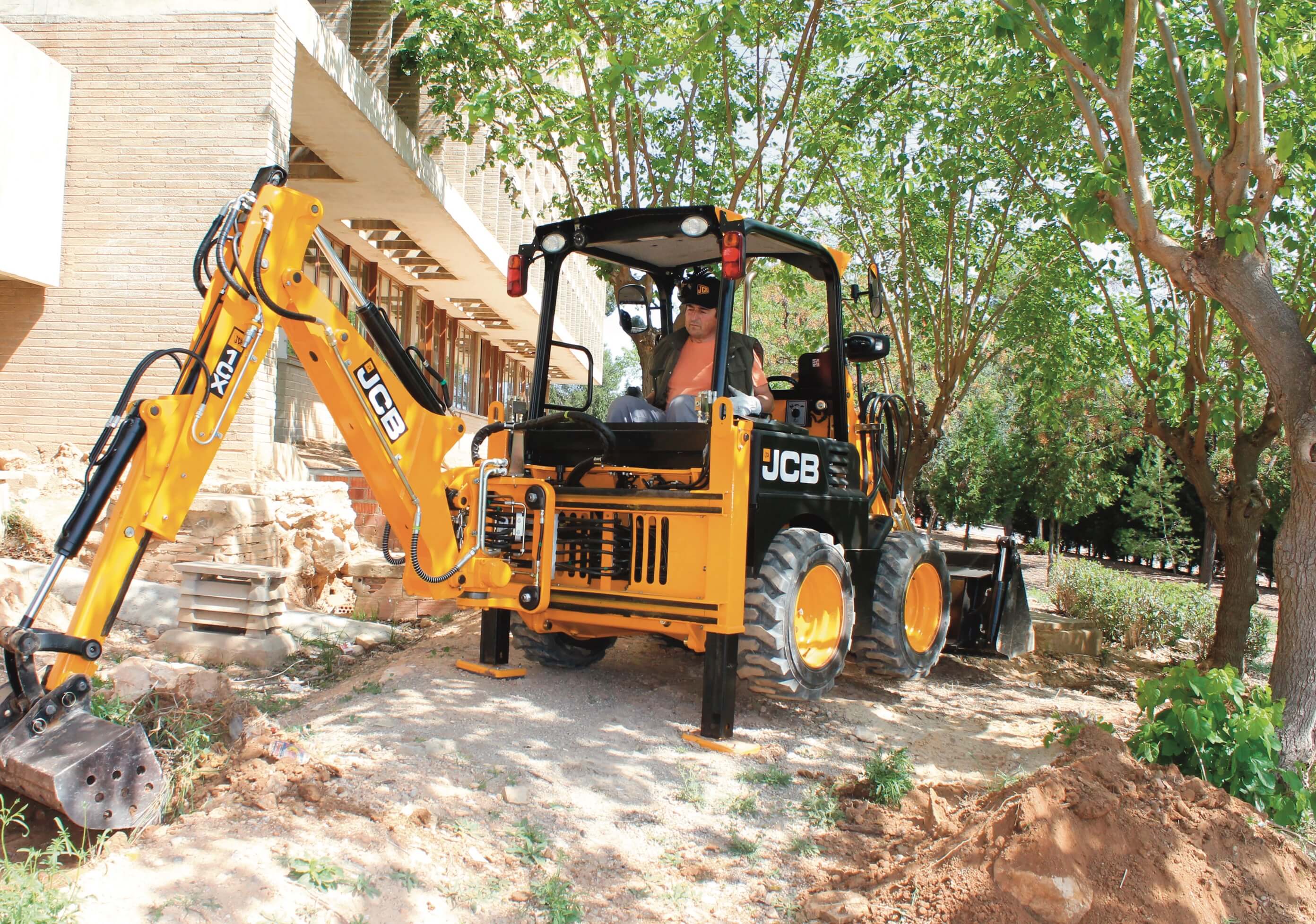 JCB backhoe loader